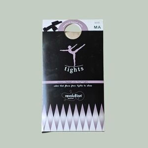 Revolution Dancewear 1000 Women Footed Color-Flow Tights Classic Pink Size MA